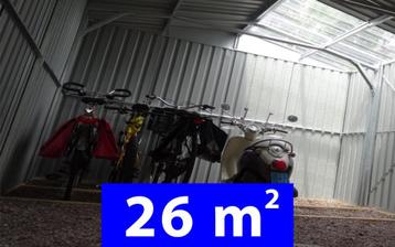 metalen fietsstalling blokhut  tuinhuisje 350x750 32M beschikbaar voor biedingen