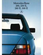 1986 MERCEDES BENZ E KLASSE BROCHURE NEDERLANDS, Nieuw, Author