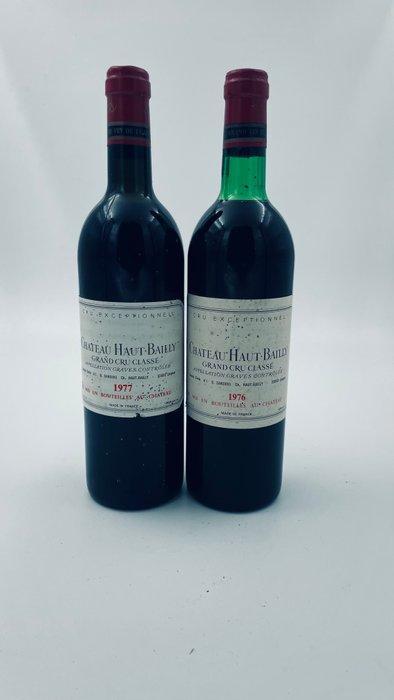 1977 & 1976 Château Haut Bailly - Pessac-Léognan Grand Cru, Verzamelen, Wijnen