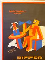 Fortunato Depero - Poster pubblicitario-Bitter