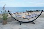 2dekans | Tripoli hangmat - Grijs/Zwart - Luxe Buitenhangmat, Tuin en Terras, Tuinsets en Loungesets, Ophalen of Verzenden, Gebruikt