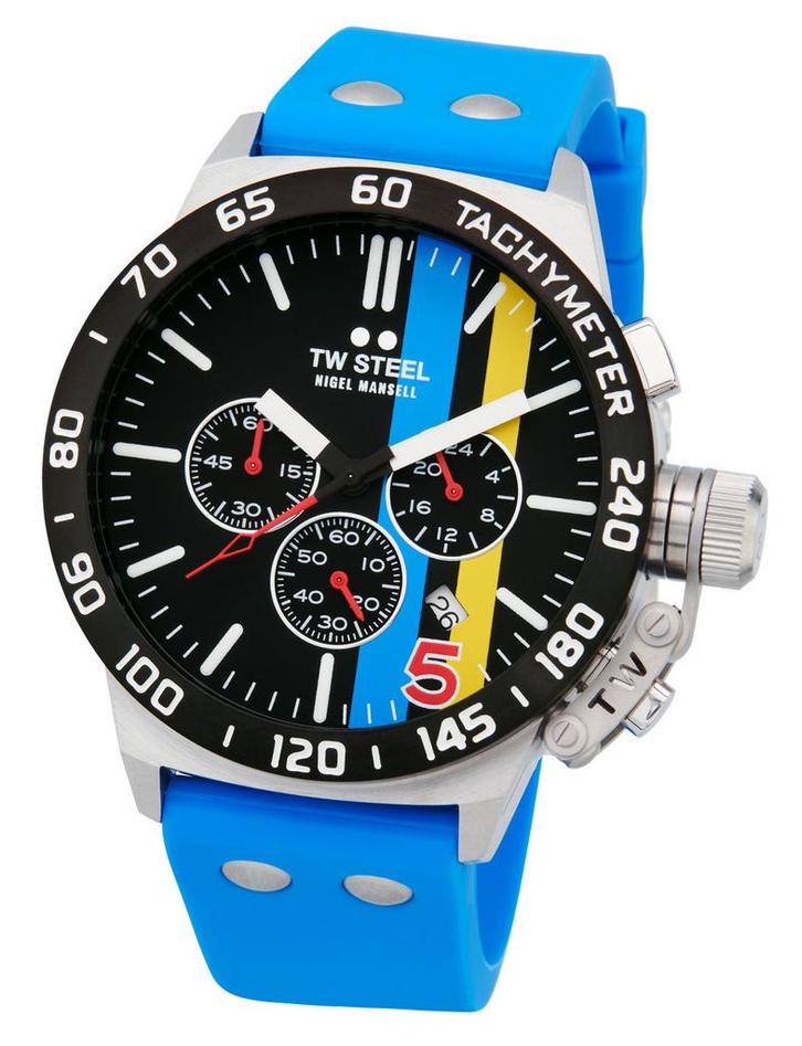 TW Steel TWCS123 Canteen Nigel Mansell Chrono horloge 45 mm, Sieraden, Tassen en Uiterlijk, Horloges | Heren, Kunststof, Nieuw