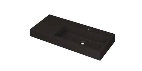 Wastafel INK Momento 1000x450x90 mm Quartz zwart 3421239, Doe-het-zelf en Verbouw, Sanitair, Overige typen, Nieuw, Ophalen of Verzenden
