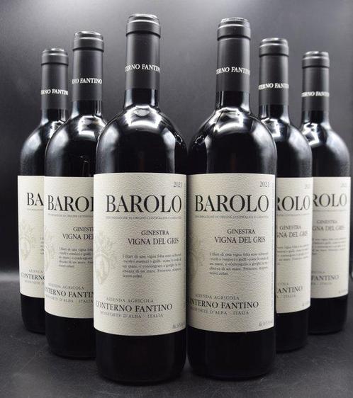 2021 Conterno Fantino, Ginestra Vigna del Gris - Barolo - 6, Verzamelen, Wijnen
