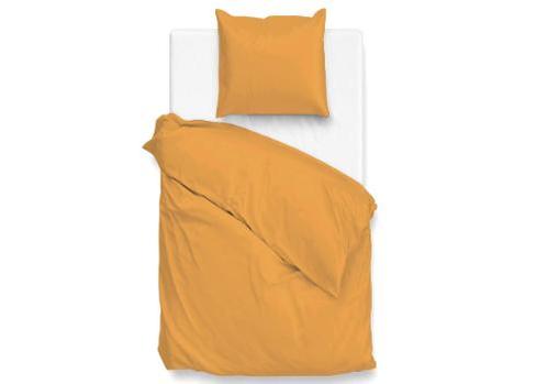 ZoHome Dekbedovertrek Satinado Ochre Gold - 100% Katoen-Sati, Huis en Inrichting, Slaapkamer | Beddengoed