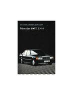 1986 MERCEDES BENZ 190E 2.3-16 BROCHURE NEDERLANDS, Boeken, Auto's | Folders en Tijdschriften, Nieuw, Author