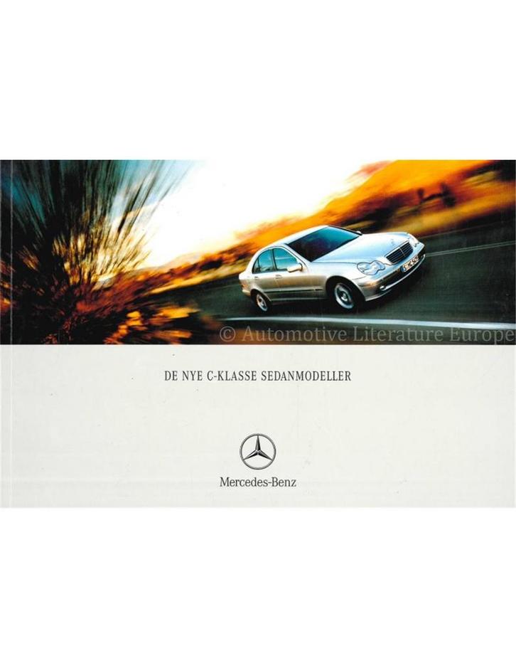 2000 MERCEDES BENZ C KLASSE SEDAN BROCHURE DEENS, Boeken, Auto's | Folders en Tijdschriften