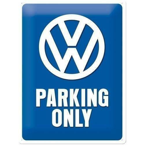 VW parking only reclamebord, Verzamelen, Merken en Reclamevoorwerpen, Nieuw, Verzenden