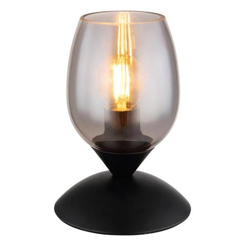 Tafellamp KUWAITA Matt zwart E14 Metaal ø12.5cm H:18.0cm, Huis en Inrichting, Lampen | Tafellampen, Nieuw, Metaal, Ophalen of Verzenden