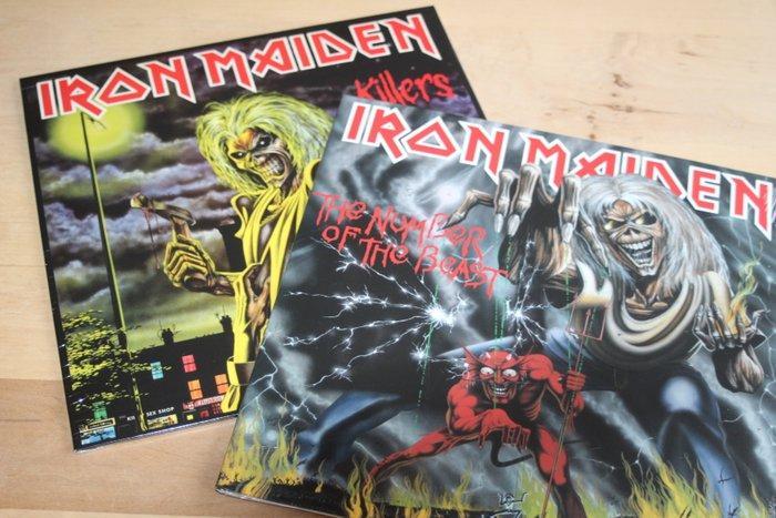 Iron Maiden - Killers + The Number of the Beast - LP albums, Cd's en Dvd's, Vinyl Singles