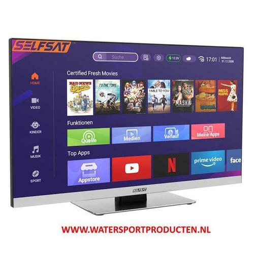 SELFSAT SMART LED TV 1260 (60cm/24), Caravans en Kamperen, Camper-accessoires, Nieuw, Verzenden