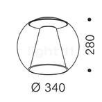 Serien Lighting Draft Plafondlamp LED, blauw - 2.700 K - fas, Huis en Inrichting, Lampen | Plafondlampen, Verzenden, Nieuw