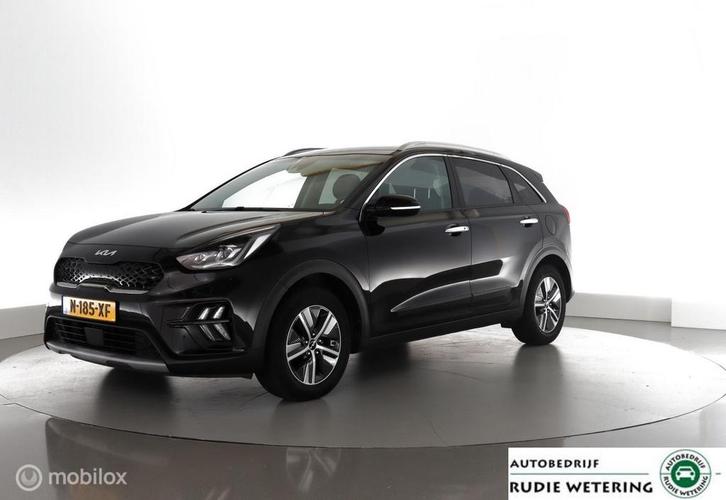 Zakelijke Lease |  Kia Niro 1.6 GDi Hybrid DynamicPlusLine l, Auto's, Kia, Onderhoudsboekje, Lease, Zwart, Automaat, SUV of Terreinwagen