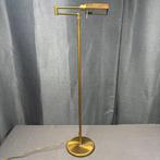 Swingarm vloerlamp - Polished brass - In-hoogte verstelbaar.