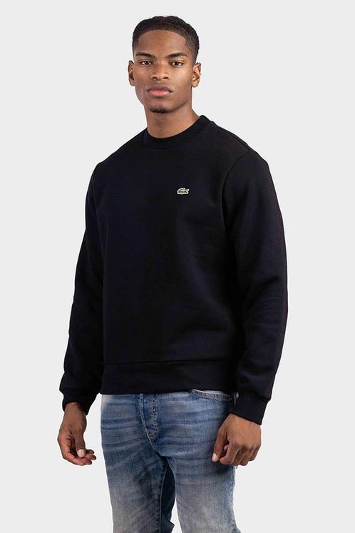 Lacoste Basic Sweater Heren Zwart, Kleding | Heren, Truien en Vesten, Zwart, Nieuw, Verzenden