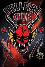 Poster Stranger Things 4 Hellfire Club Emblem Rift 61x91,5cm, Verzenden, Nieuw, A1 t/m A3
