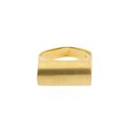 18 Krt. Gouden gematteerde ring | Heren (heren sieraden), Sieraden, Tassen en Uiterlijk, Ringen, 18 tot 19, Gebruikt, Overige kleuren
