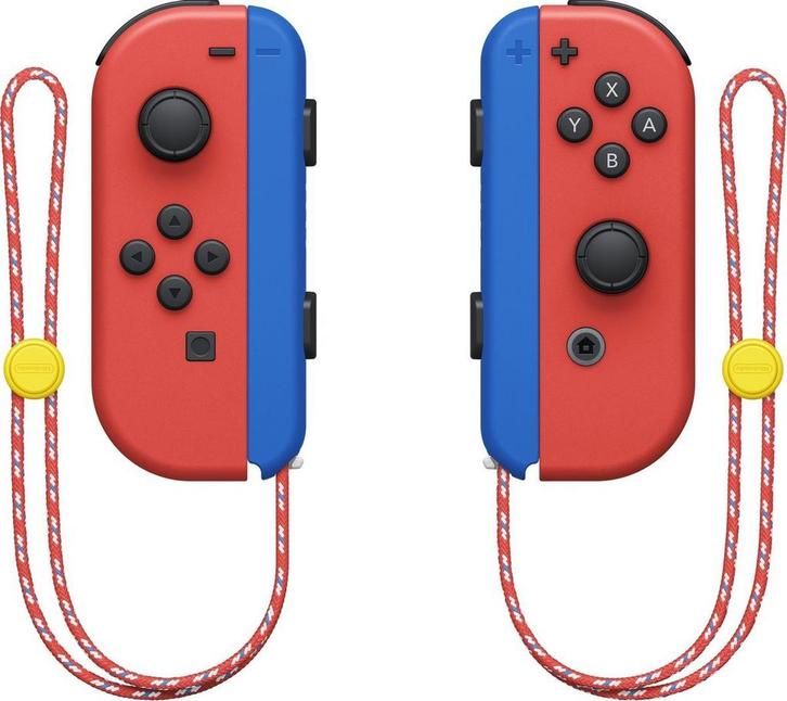 Originele Nintendo Switch Joy Con Rood Mario Edition Set, Spelcomputers en Games, Spelcomputers | Nintendo Switch, Zo goed als nieuw
