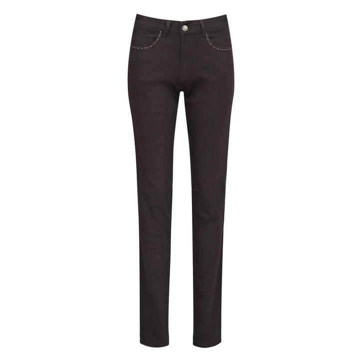 Para Mi • donkerbruine Celine jeans • 34, Kleding | Dames, Spijkerbroeken en Jeans, Nieuw, Verzenden