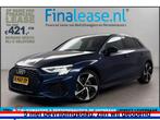 Audi A3 35 TFSI S Line 150PK LED Sfeer Virtual Clima €421pm, Automaat, Overige carrosserieën, Blauw, Nieuw