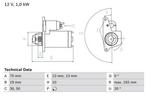 Startmotor / Starter RENAULT CLIO IV,III (1.6 RS,2.0 16..., Ophalen of Verzenden, Nieuw
