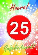 25 jaar verjaardag poster - 25 jaar versiering, Hobby en Vrije tijd, Feestartikelen, Nieuw, Ophalen of Verzenden
