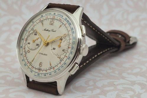 Chronographe Suisse - Mathey-Tissot - Cal. Landeron 48 -, Sieraden, Tassen en Uiterlijk, Horloges | Heren