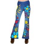 Hippie 60S Legging Blauw Dames, Verzenden, Nieuw