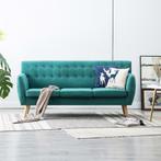 vidaXL Driezitsbank 172x70x82 cm stof groen, Huis en Inrichting, Verzenden, 150 tot 200 cm, Stof, Driepersoons