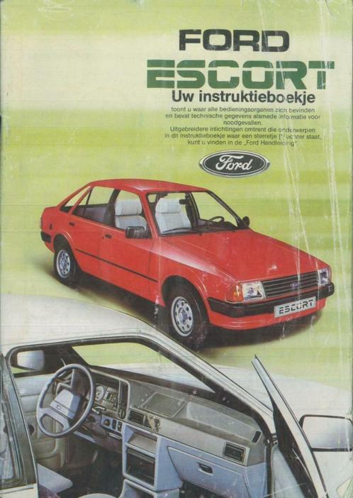 1985 Ford Escort Instructieboekje Handleiding Nederlands, Auto diversen, Handleidingen en Instructieboekjes, Verzenden