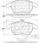 StopTech Performance 06-10 Audi A3 / 08-10 Audi TT / 06-09, Ophalen of Verzenden, Nieuw
