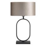 LED Tafellamp poot ovaal | Zwart | Verona| 58cm, Huis en Inrichting, Lampen | Tafellampen, Ophalen of Verzenden, Nieuw