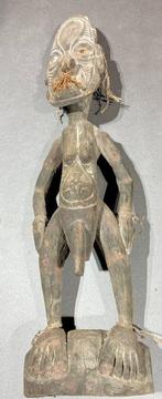 Zeldzame vooroudergeestfiguur in het dorp Mindimbit, Sepik, Antiek en Kunst, Kunst | Niet-Westerse kunst