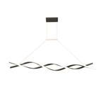Moderne Hanglamp Zwart | 37W | Kono | 120cm, Ophalen of Verzenden, Nieuw, 50 tot 75 cm