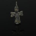 Byzantijns Brons Cross pendant, Spaanse exportvergunning, Antiek en Kunst