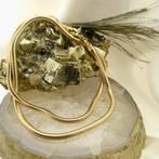 Gouden slangenschakel ketting | 45,5 cm (unisex), Ophalen of Verzenden, Gebruikt, Overige kleuren, Goud