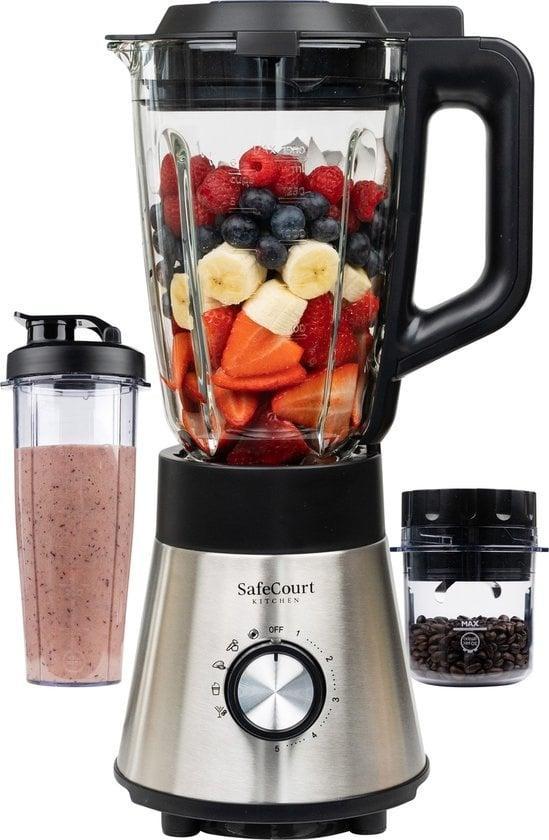 2dekans | Safecourt Kitchen HB100 - Krachtige Blender - 5, Diversen, Levensmiddelen, Ophalen of Verzenden