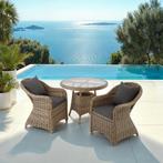 Wicker zitgroep Zürich 2+1 met aluminium frame - natuur, Verzenden, Nieuw
