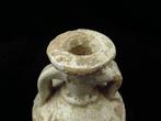 Sasanian Faience Amphoriskos - 9.5 cm, Antiek en Kunst