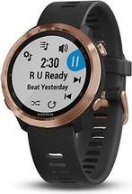 Garmin Forerunner 645 Music roségoud met siliconenarmband, Verzenden, Gebruikt