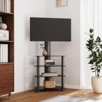 vidaXL Tv-standaard hoek 4-laags voor 32-70 inch zwart, Huis en Inrichting, Kasten | Televisiemeubels, Nieuw, Verzenden