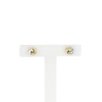 Bicolor gouden oorstekers (Oorbellen), Sieraden, Tassen en Uiterlijk, Oorbellen, Ophalen of Verzenden, Gebruikt, Overige kleuren