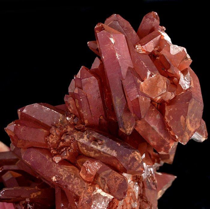 Hoogwaardig kwarts var Eisenkiesel kristallencluster -, Verzamelen, Mineralen en Fossielen