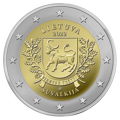 Litouwen 2 Euro Suvalkija 2022, Postzegels en Munten, Munten | Europa | Euromunten, Verzenden