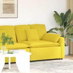 vidaXL Modulaire bank Armleuning eindmodule met kussens 100, Huis en Inrichting, Banken | Bankstellen, Verzenden, Nieuw, Stof