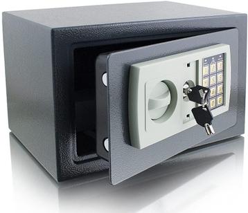 Elektronische kluis - Dubbel sluitsysteem - 31 x 20 x 22cm - beschikbaar voor biedingen