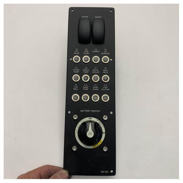 Bieden: Marine Single Engine Control Panel with Battery Swi, Watersport en Boten, Bootonderdelen, Elektra en Verlichting, Nieuw