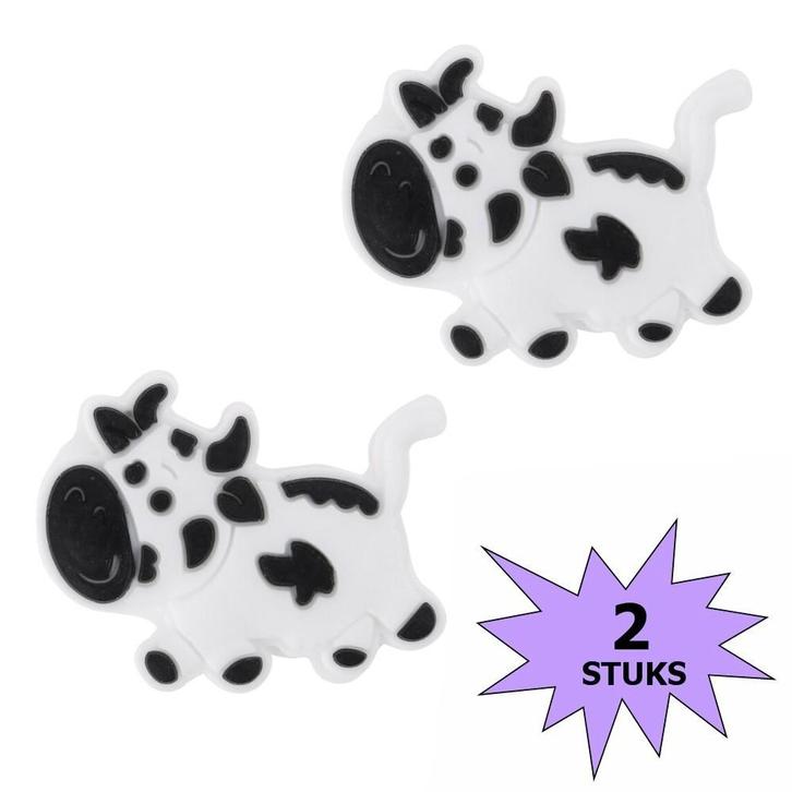 Fako Bijoux - Tennisdemper - Koe - Wit - 2 Stuks, Sport en Fitness, Tennis, Verzenden