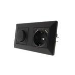 Nero LED dimmer en stopcontact met 2x USB combinat, Ophalen of Verzenden, Nieuw