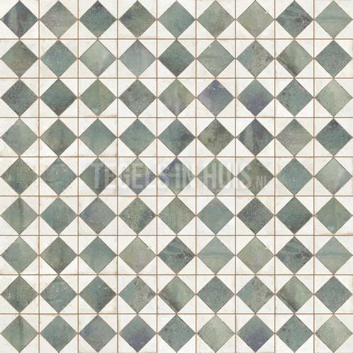 Vloertegel / wandtegel fs arles groen 33x33 cm 9 in 1, Doe-het-zelf en Verbouw, Tegels, Vloertegels, Nieuw, 10 m² of meer, Keramiek